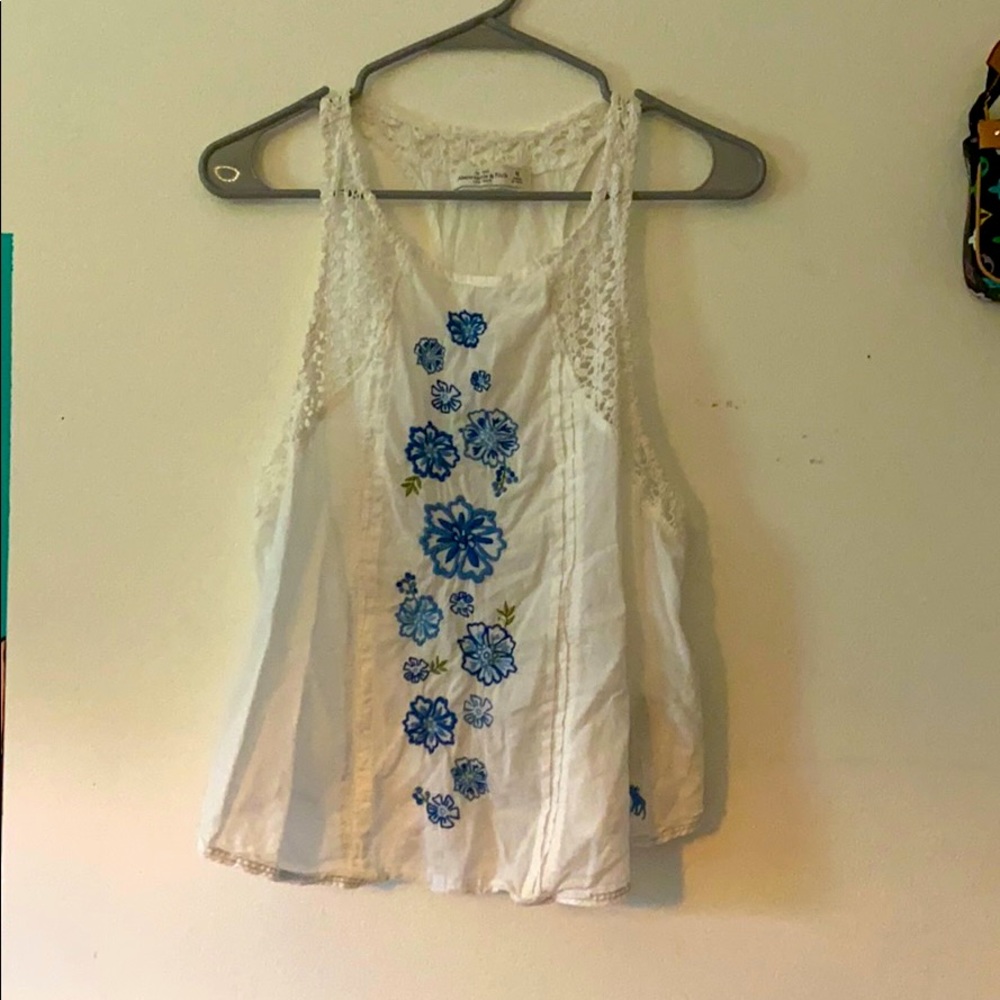 Embroidered Abercrombie Top